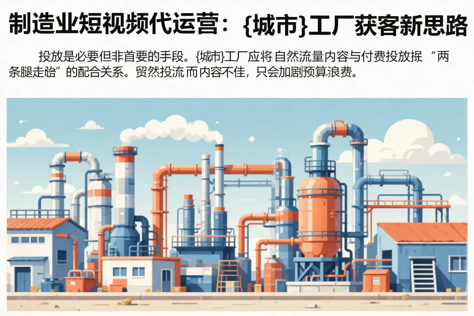 制造业短视频代运营：南开工厂获客新思路